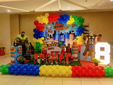 Avengers Party theme - Boy Avengers Theme Party in Bangalore – Woogle
