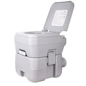 Dripex Portable Camping Toilet - 20L Handle Removable Handle Portaloo ...