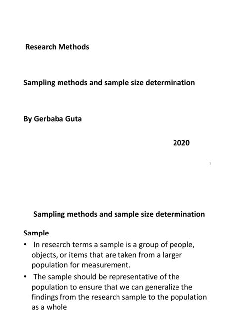 Image result for Sample Size Determination Methods