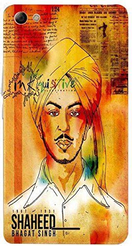 V K Art Gallery Stylish Pattern Bhagatsingh Printed Back Cover for Itel ...