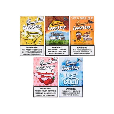 Loose Leaf All Natural Leaf Wraps - Assorted Flavors - 40ct - Login