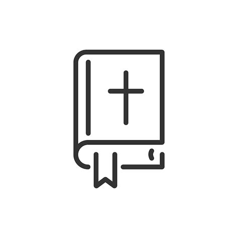 Icona delle Sacre Scritture disegno di illustrazione vettoriale ...