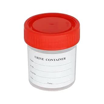 LABART Urine Sample Container 50ml, Collector Sterile with Label and ...