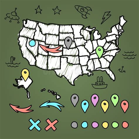 Us Map with Pins 的图像结果