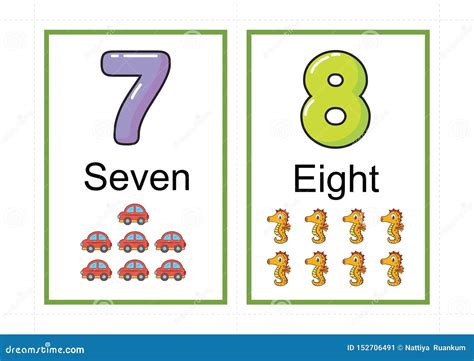 Printable Number Flashcards for Teaching Number Flashcards Number Flash ...