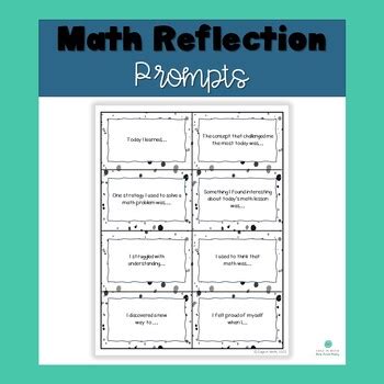 Math Reflection Activities 的图像结果
