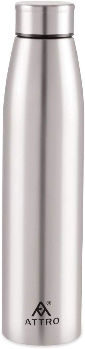 MILTON Elate 750 Stainless Steel Water Bottle, 635 ml, Silver | Leak ...