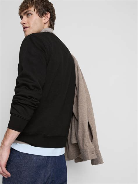 Mens Black 2pk Crew Neck Sweatshirts | Primark