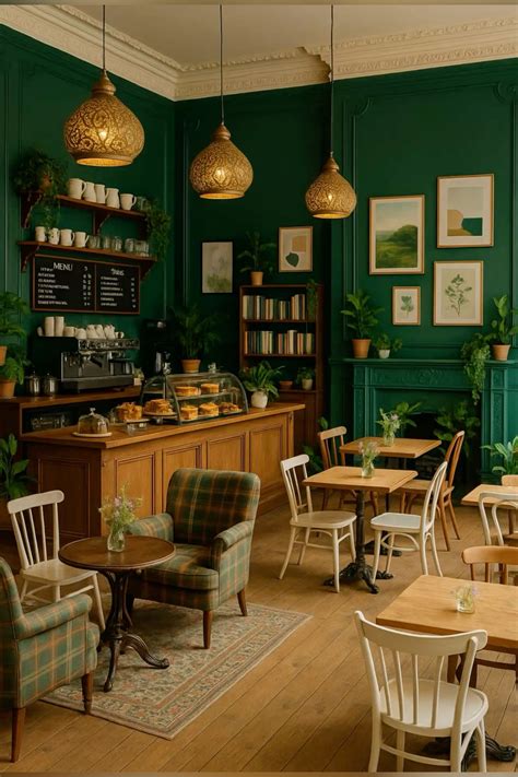 Épinglé par Rebecca Myer sur Opening a coffee shop | Design cafétéria ...