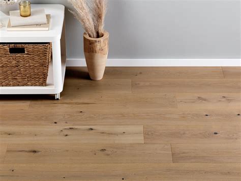 Winthrop White Oak Wire Brushed Engineered Hardwood | Floor and Decor