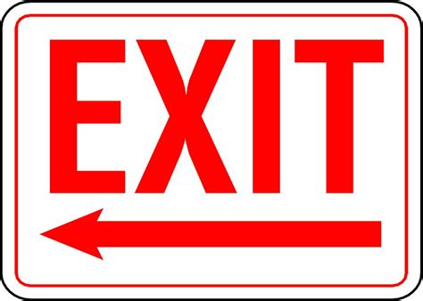 Image result for Exit Signs