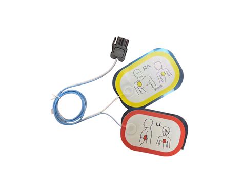 ZOLL Defibrillator AED pad placement for adult and infant