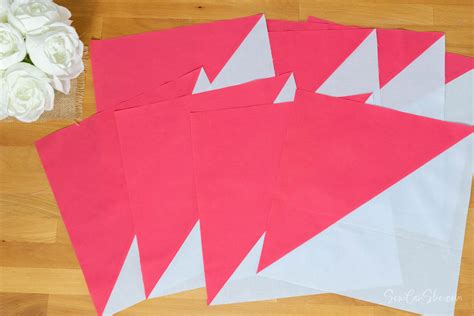 Image result for Half Square Triangle Quilt Block Pattern