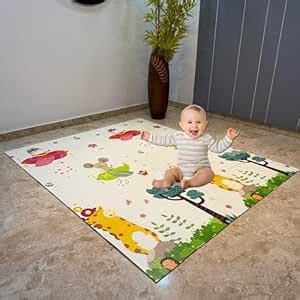 ROARIFY Premium Reversible Baby Play Mat| Soft,Non-Slip,Waterproof Foam ...