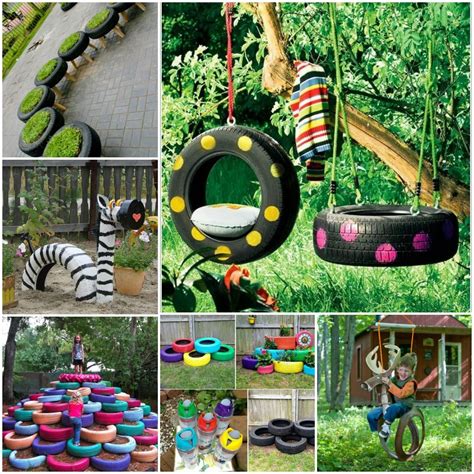 10 DIY Tire Decoration Ideas for Your Garden | Gardens, Planters and ...