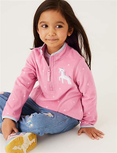Buy Unicorn Zip Fleece Tops (2-7 Yrs) at Marks & Spencer
