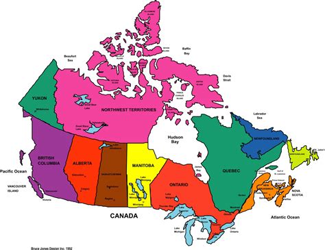 Map of Canada 的图像结果