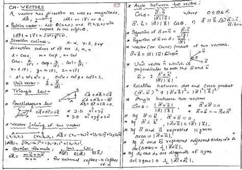 27 VECTORS: Angle Between Two Vectors and Their Properties - Studocu