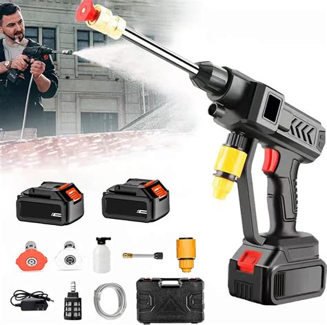 Amazon.com: Portable Cordless Pressure Washer, High Pressure Sprayer ...