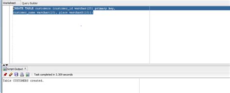 Image result for Oracle Table Example