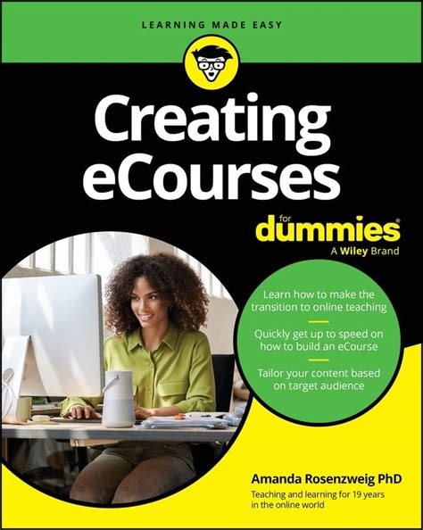 Creating eCourses For Dummies eBook : Rosenzweig, Amanda: Amazon.in ...