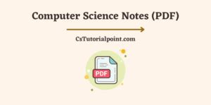 Image result for Computer Science Notes PDF
