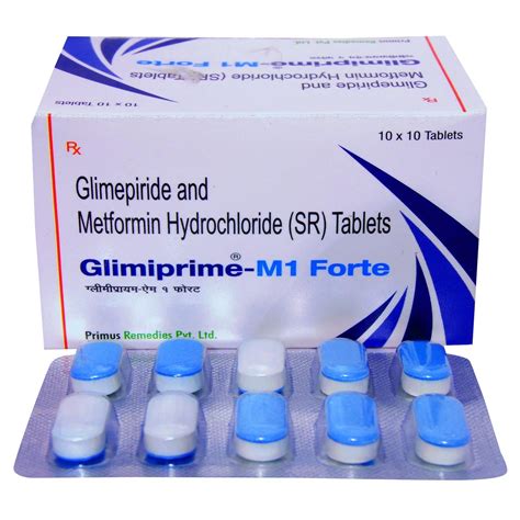 Glimiprime-M 1 Forte Tablet 10's Price, Uses, Side Effects, Composition ...