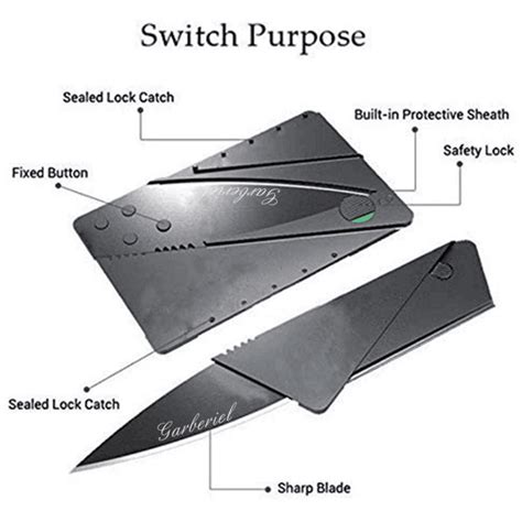 Lot Portable Credit Card Knives Folding Wallet Thin Pocket Survival Micro Knife | eBay