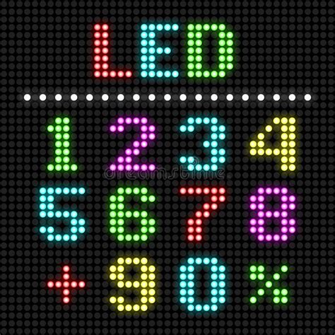 Image result for LED Numbers Three