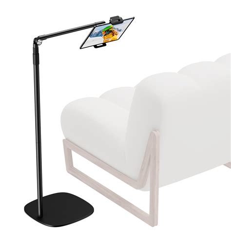 elitehood iPad Stand Floor, 360° Rotatable iPad Stand for Bed Laying ...