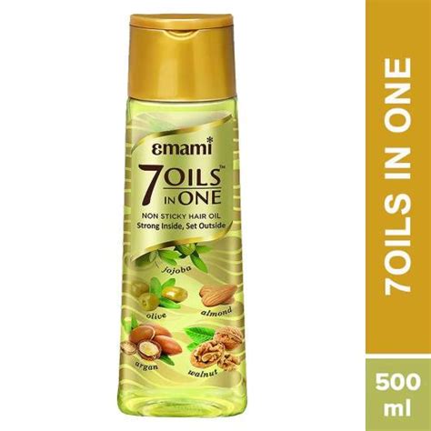 Emami 7 Oils In One Non-Sticky Hair Oil 500 ml – Starquik
