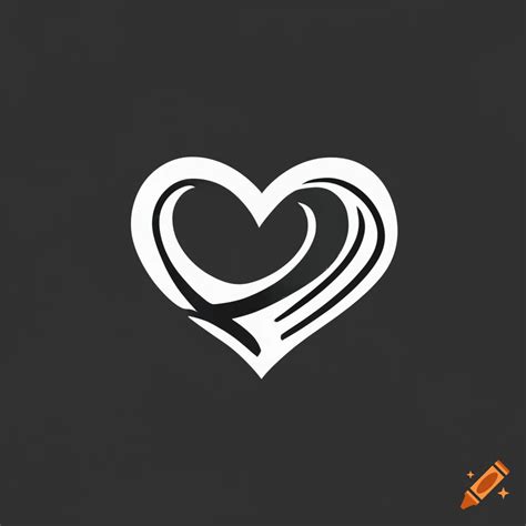 Black heart-shaped logo with the letter 'c'