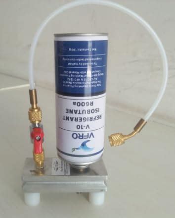 Dhruvi R600a Gas Charging Can Stand Tool Refrigerator Compressor Valve ...