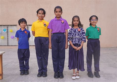 A list of the class representatives at Jain Heritage School