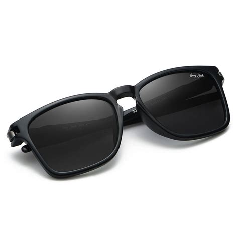 GREY JACK TR90 Sports Polarized Lightweight Square Classic Retro Sun G ...