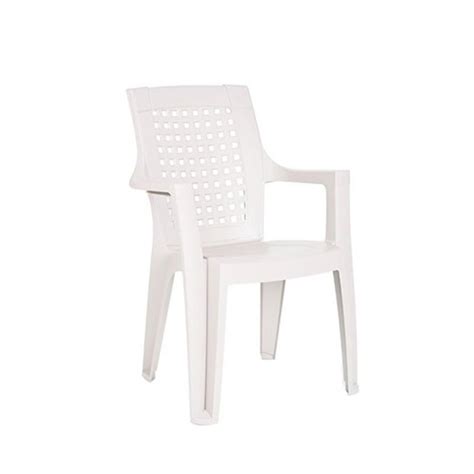 Plastična stolica Ema bela 64032 | Volim svoj dom