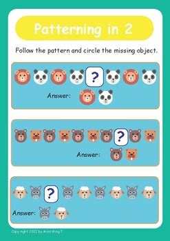 FREE Download Patterning Printables by Miss WingT | TPT