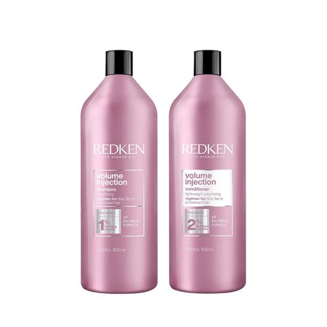 Amazon.com: Redken Volume Injection Volumizing Shampoo and Conditioner ...