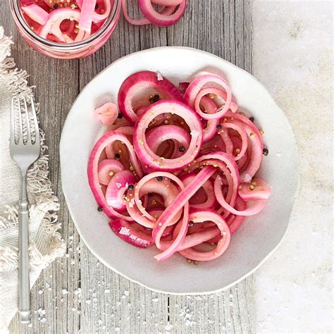 Quick Red Onion Pickle - Cooking Is Like Love