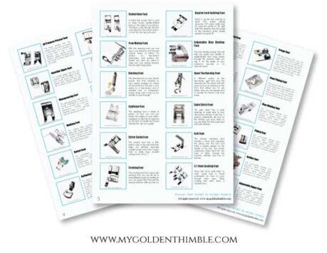 Image result for Sewing Machine Presser Feet Guide