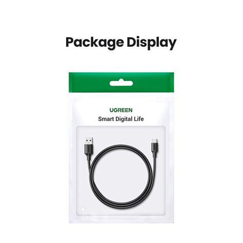 Ugreen USB-A & USB-C Charging and Data Cable 2 Meters, Black ...