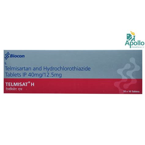 Telmisat H Tablet 10's Price, Uses, Side Effects, Composition - Apollo ...