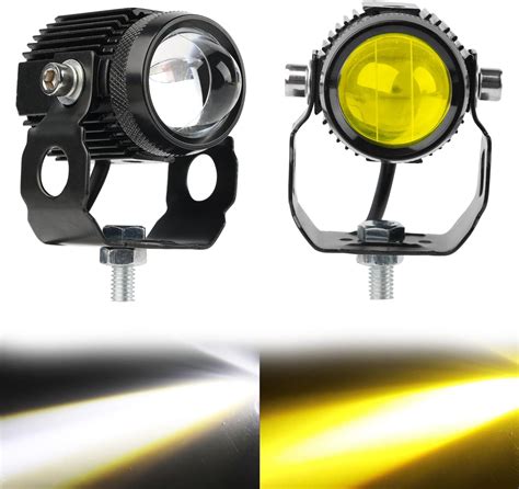 Amazon.com: Nedriove Motorcycle Fog Lights Motorcycle Auxiliary Driving ...