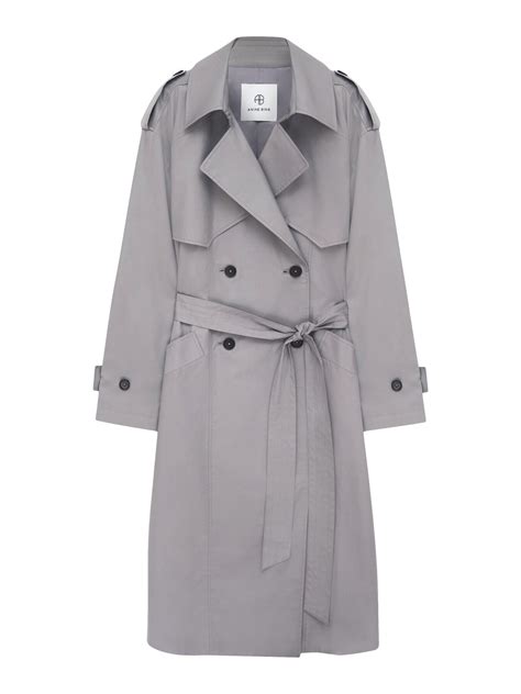 Grey Trench Coats Are Autumn's Newest Coat Trend | Who What Wear