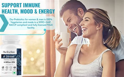 Meibotan Best Probiotics Supplement 6 Strains with 6 Billion CFU For ...