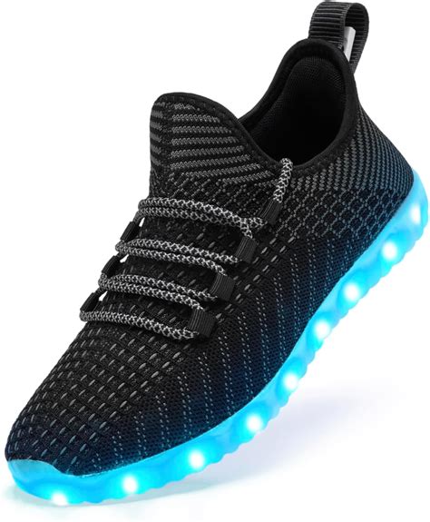 Amazon.com | BosenHulu Light Up Shoes for Women Men USB Charging LED ...