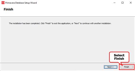 Primavera Database Setup Wizard 的图像结果