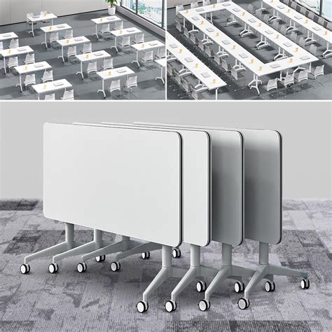 Amazon.com: JNMDLAKO Conference Room Table Meeting Table, White Office ...