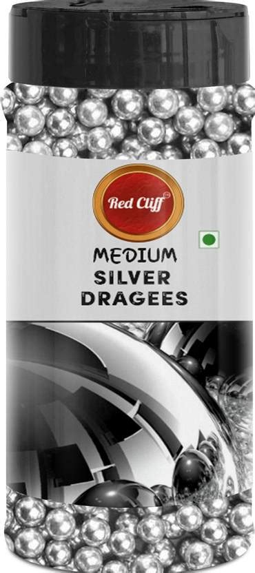 RED CLIFF Silver Dragees Medium(4mm) Sized Pearl Balls| Dragees Price ...