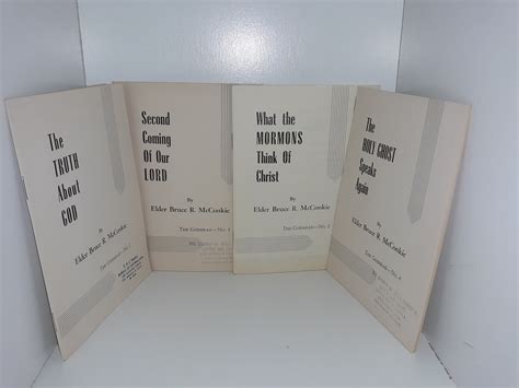 4 Vol. Set of LDS Pamphlets about the Godhead ~ by Elder Bruce R ...